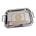 thumbnail image 3 of destyer Nordic Vanity Platter Breakfast Tray for Eating Storing Table Living Room Argent S, 3 of 9