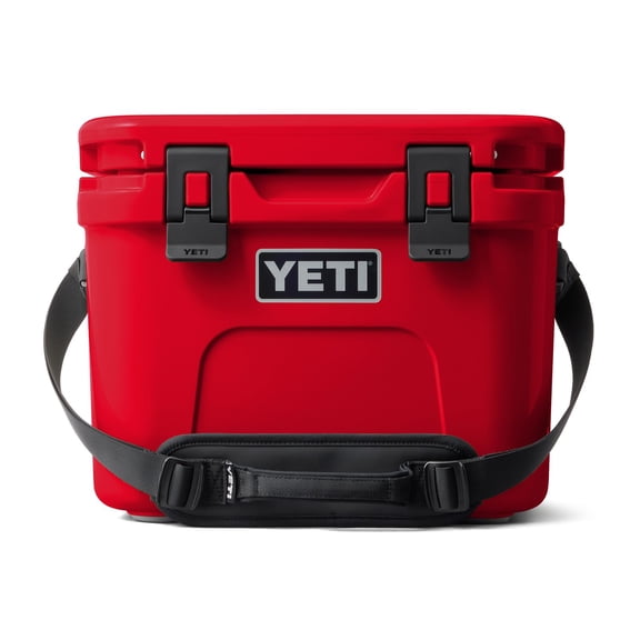 Cooler YETI Roadie 15 Hard con correa de doble uso, 15 L Rescue Red