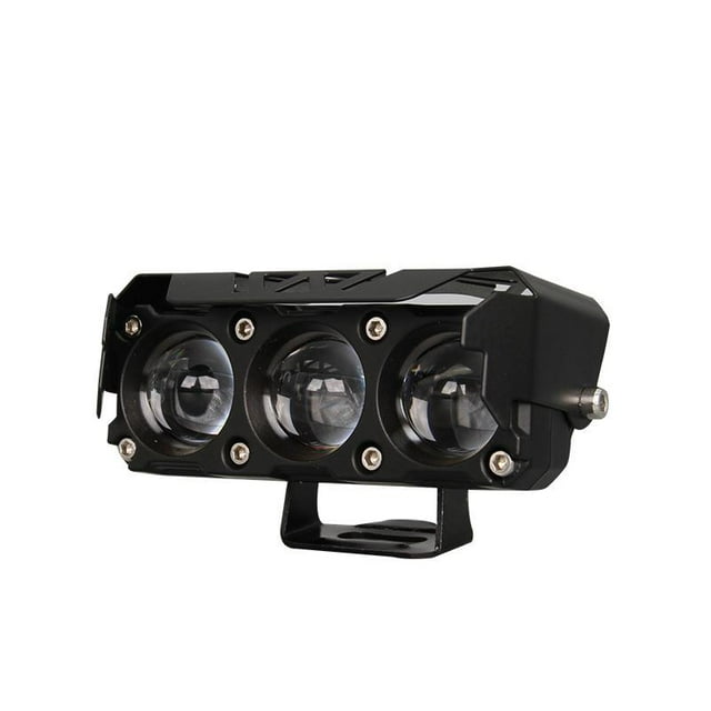 LED Yellow/White Dual Color Motorcycle Driving Fog Lights, Waterproof Bright with Headlamp Front Bar A with Light Motorcycle