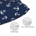 thumbnail image 3 of Sikiie Nautical Themed Simple Anchors Pillow Covers, Throw Pillow Case Cushion Covers,Cushion for Bedroom,Couch,Home-14"x20", 3 of 6