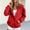 Red, variant on Womens Hoodies Army Green Women's Extended Length Zip Hoodie Lightweight Transitional Jacket Sweatshirt for Women L