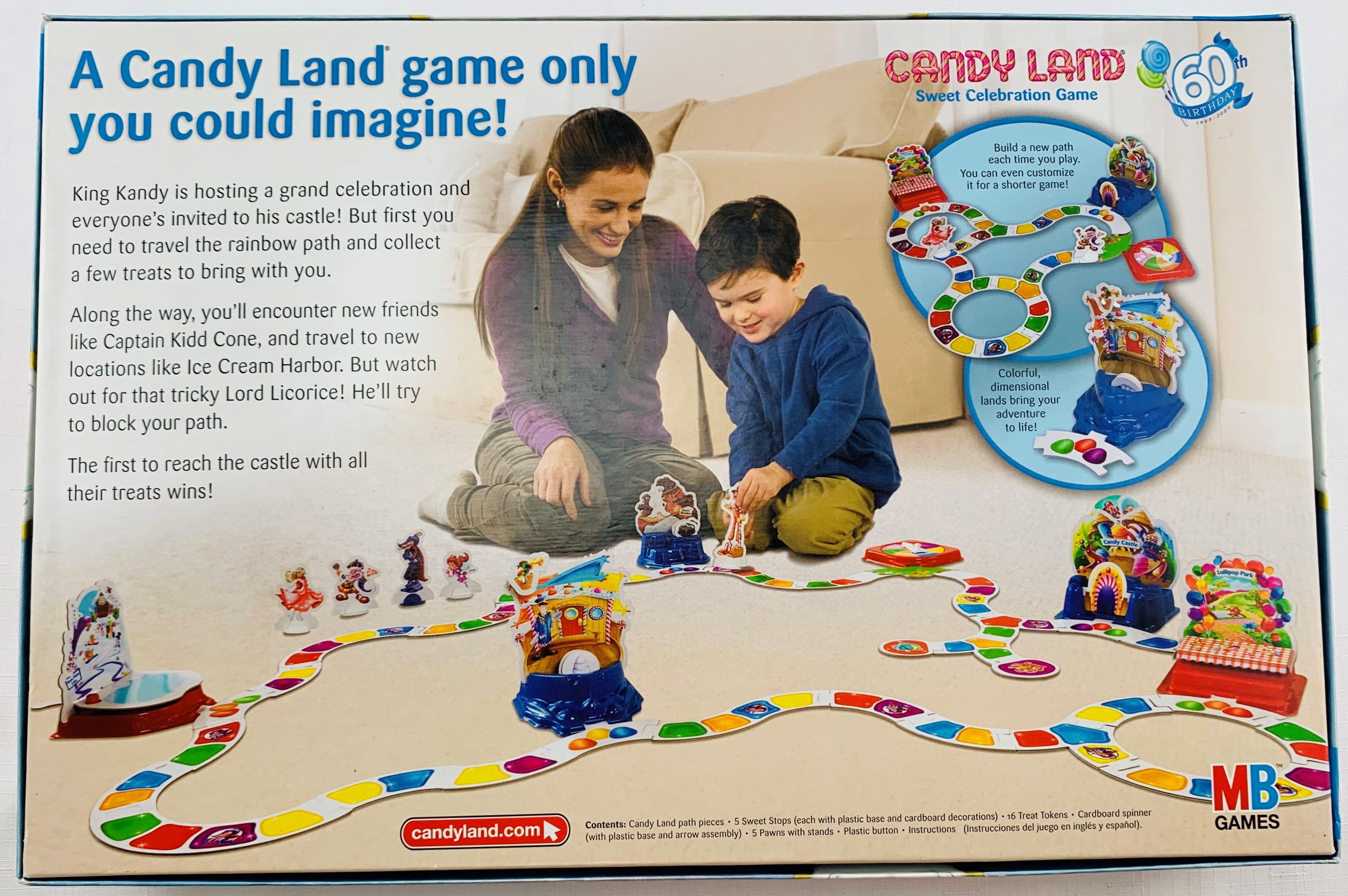 candyland board game layout
