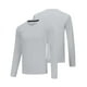 thumbnail image 4 of pstuiky Camisas de manga larga de invierno para hombre, Camiseta informal de moda para hombre, color liso, para correr, fitness, alta elasticidad, manga larga, cuello redondo, para ejercicio l, 4 of 7