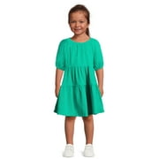 Wonder Nation Toddler Girl Tiered Dress, Sizes 12M-5T