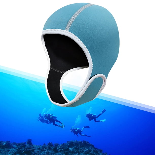 Capucha de Buceo DYNWAVEMX Gorro de Neopreno 2 mm Azul