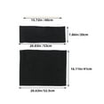 thumbnail image 2 of OFFIGAM Directors Chair Replacement Covers 40.00X0.50X0.50in 2 Sets Black, 2 of 7