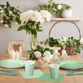 thumbnail image 5 of 168 Pcs Tableware Set Plates and Napkins Party Supplies Disposable Paper Plates Napkins Cup Fork Knives Spoon for Baby Shower Birthday Wedding Dessert (Sage Green), 5 of 6