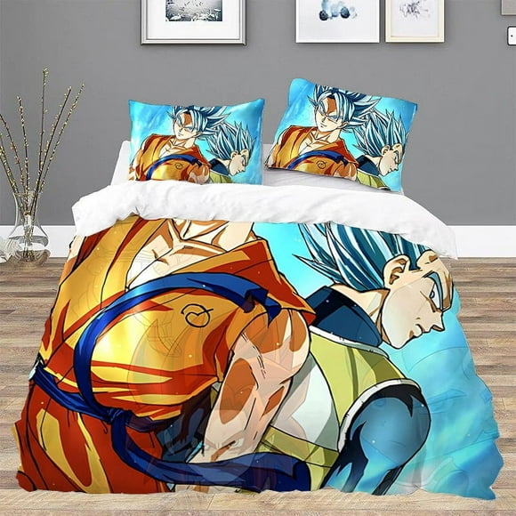 DragonS-BallS Twin Size Bedding Set Duvet Cover Set Comforter Sets Bed Linen Sets Queen Double Sheets Home Textile GardenBed Sheets