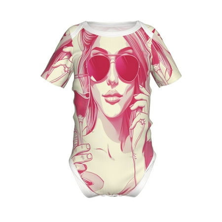 

Yiaed Ace Of Diamonds Lady Print Infant Climbing Short Sleeve Onesie One-Piece Baby Bodysuit Clothes 0-12 Months -