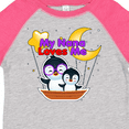 thumbnail image 4 of Inktastic My Nana Loves Me Penguin Boys or Girls Toddler T-Shirt, 4 of 5