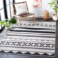 thumbnail image 2 of SAFAVIEH Cottage Fitzroy Geometric Indoor/Outdoor Area Rug, Ivory/Black, 4' x 6', 2 of 6