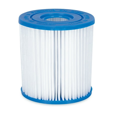 Summer Waves - Replacement Type I Pool and Spa Filter Cartridge, 2 Pack - White