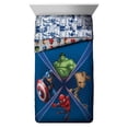 thumbnail image 3 of Avengers Marvel Comics Boys Twin Comforter & Sheet Set (4 Piece Bed In Bag), 3 of 3