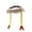 White, variant on QIYAGBSA Women Festival Hat Braided Detail Embroidered Band Curved Brim for Oktoberfest Costume Party (White Free Size)