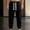 #0220-Black, variant on Men Solid Elastic Cuff Jogger Pants Loose Casual Spring Fall Athletic Sweatpants Beige XL Gift
