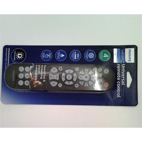 Philips Elite 4Device Universal Remote Control, Brushed Black Finish