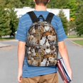 thumbnail image 4 of Lukts Cut Cats Pattern 15 Inch Student Backpack, Waterproof Laptop Backpack with Adjustable Shoulder Straps, Lightweight Travel, Campus Backpack, Unisex, 4 of 6
