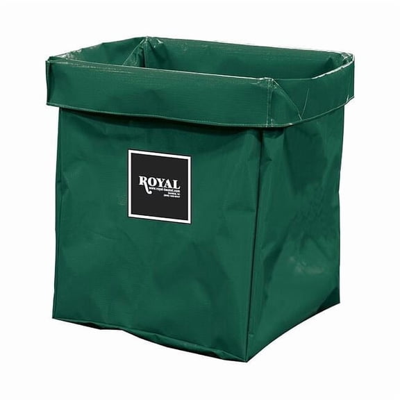 Royal Basket Trucks X-Frame Bag,8 Bushel,Green Vinyl G08-EEX-XBN