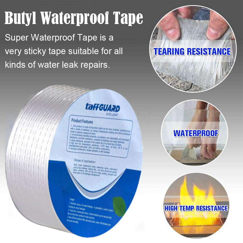 Super Strong Waterproof Tape Butyl Seal Rubber Aluminum Foil Tape Repair  Tools, U1A0