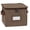 Brown Heather, variant on Keepsakes Dish Storage Box - Stackable, Reinforced Handles, China Storage, Brown