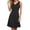 Black, variant on Kingdiese Womens Summer Sleeveless Flowy Dress Casual Boho Floral Print Beach With Pockets Dress for Summer, Size XXXL