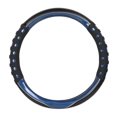 thumbnail image 1 of Volante Cubierta Antideslizante Cuero 15 Pulgadas Negro Azul para Coche Unique Bargains Cubierta del volante del coche, 1 of 4