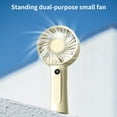 thumbnail image 4 of Newxiaaa Household Smart Floor Fans For Bedroom Quiet Fan For Office Portable Fan For Beach New Handheld Fan With Usb Charging for Men Women Outdoor Indoor (Gray), 4 of 7