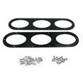 thumbnail image 2 of TopOne 2 Piece Car Rear Bumper Diffuser Panels Lightweight Universal Air Diffuser Panel Exterior Styling Parts (3-Hole Round), 2 of 6
