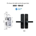 thumbnail image 2 of Door Lock, Ttlock Electronic Smart Door Lock With Biometric Work With Home For Home Or Hotel ,Easy to Install, 2 of 6