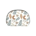 thumbnail image 7 of YFYANG 2 Piece Women's Portable Makeup Bags, Bohemian Geometric Leaf Graffiti Clutch Travel Toilet Bags Cosmetic Organizer, 7 of 7
