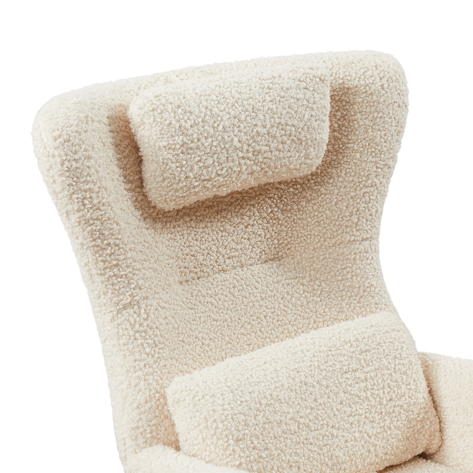 JIELARHUA Rocking Chair Nursery, Modern Rocking Chair with High Backrest