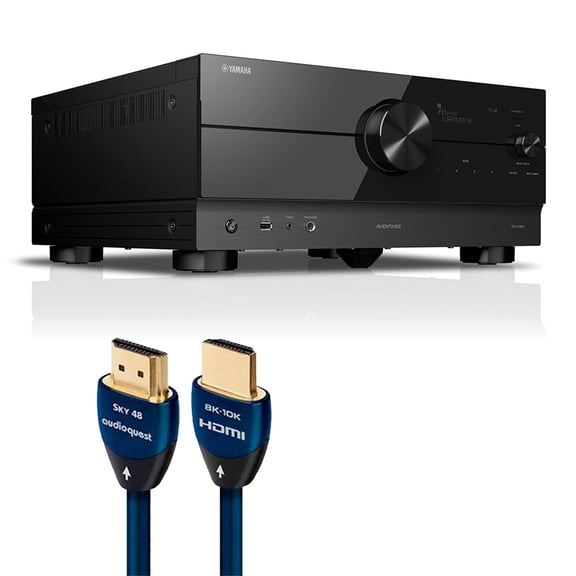 Yamaha RX-A4A AVENTAGE 7.2 Channel AV Receiver with AudioQuest SKY 3m HDMI Cable