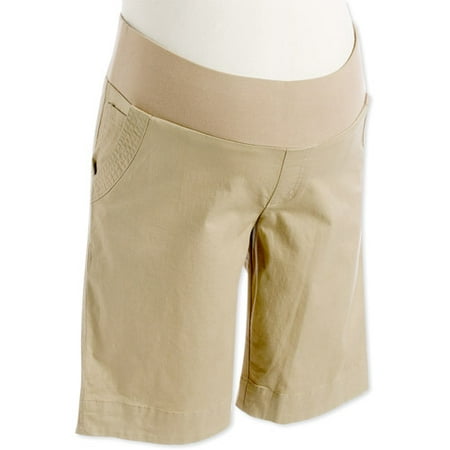 Maternity Demi-Panel Bermuda Shorts