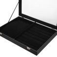 thumbnail image 5 of COOPHYA Jewelry Case Flannelette 1Pcs 13.8x9.4x2in, 5 of 5