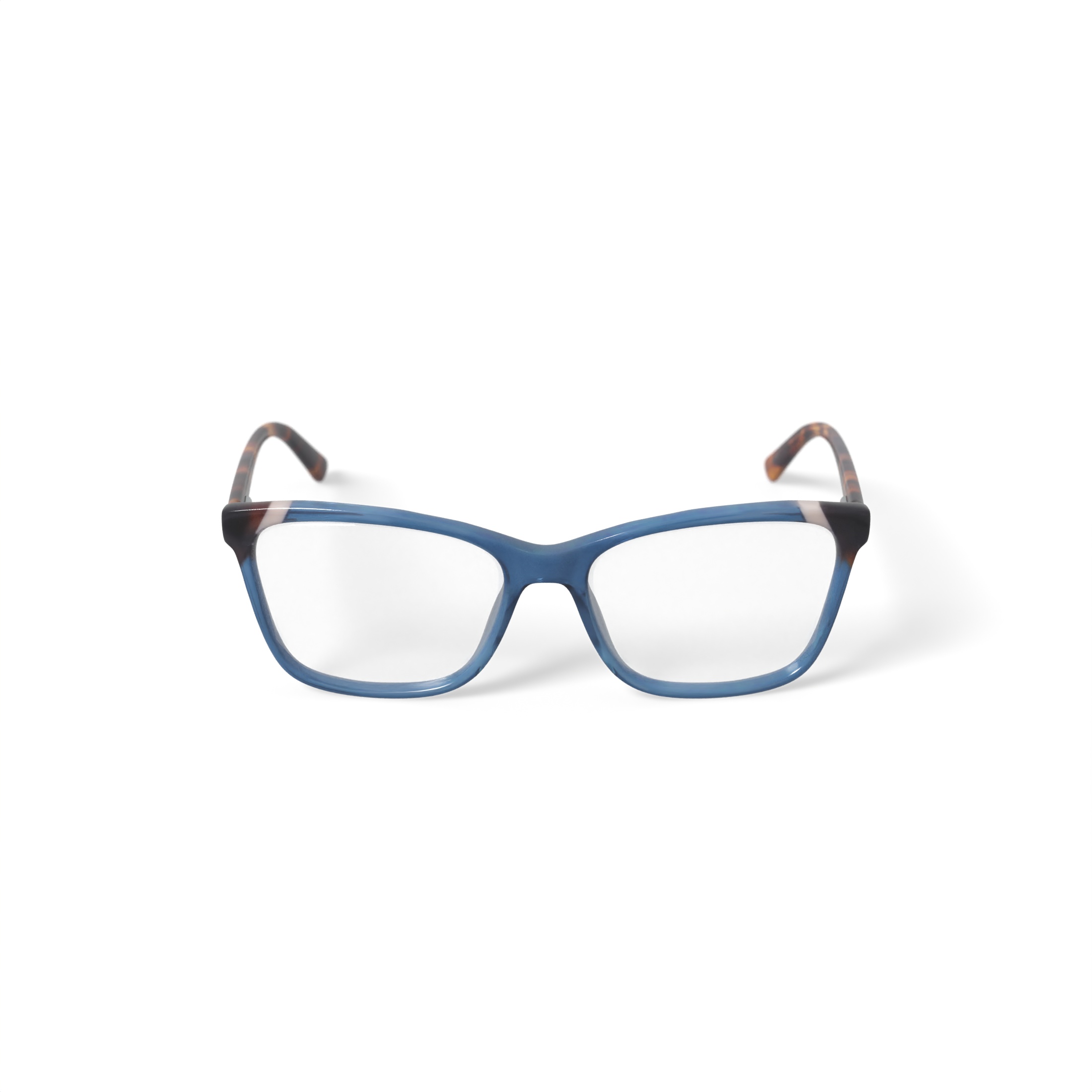 Walmart Women's MV025 Kelley Square Prescription Eyeglasses with Case, Blue