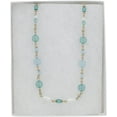 thumbnail image 5 of Beaded Eyeglass Chain Holder, Face Mask Lanyard Holder, Fashion Lanyard Necklace in Gold Portia-AQ, 5 of 7