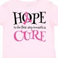 thumbnail image 4 of Inktastic Breast Cancer Hope Quote Girls Toddler T-Shirt, 4 of 5