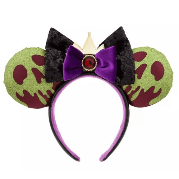 Disney Parks Evil Queen Ear Headband for Adults Snow White 7 Dwarfs New with Tag