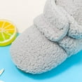 thumbnail image 5 of Newborn Baby Cotton Booties Stay On Slipper Winter Warm Soft Shoes Non-Skid Infant Ankle Boots Crib Shoes, 5 of 6