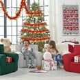 thumbnail image 2 of Christmas Tree Ribbonchristmas Tree Big Heart Decoration Colorful Strips of Woolen Strips Wedding Pull Flowers Wedding Room Ribbon Venue Decoration Christmas Decoration, 2 of 6