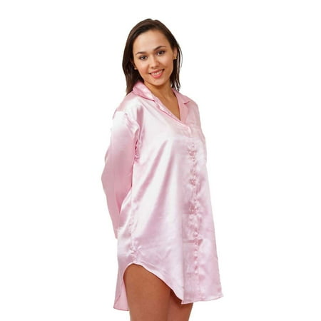 

Up2date Fashion s Women s Satin Nightshirt