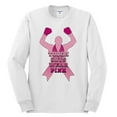 thumbnail image 2 of Wild Bobby Tough Guys Wear Pink Boxer Breast Cancer Awareness Men Long Sleeve Shirt, White, Small, 2 of 6
