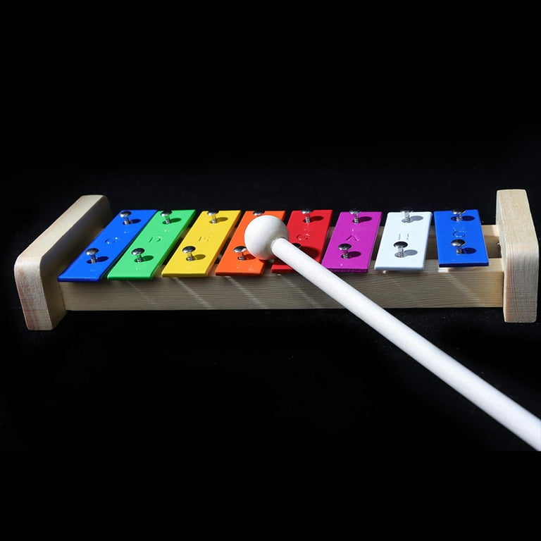 8 Note Metal Xylophone Xylophone for Kids Professional Hand