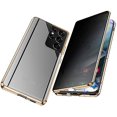 thumbnail image 1 of New Anti-peep Magnetic Clear Double-sided Tempered Glass Protective Case Compatible With Samsung Galaxy S22 Ultra, 1 of 5