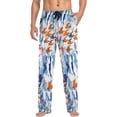 thumbnail image 4 of Top-kevin Usa Flags Waving Pajama Pants Mens Lounge Pants Super Soft Men Pajama Bottoms with Drawstring Pockets Size S, 4 of 13