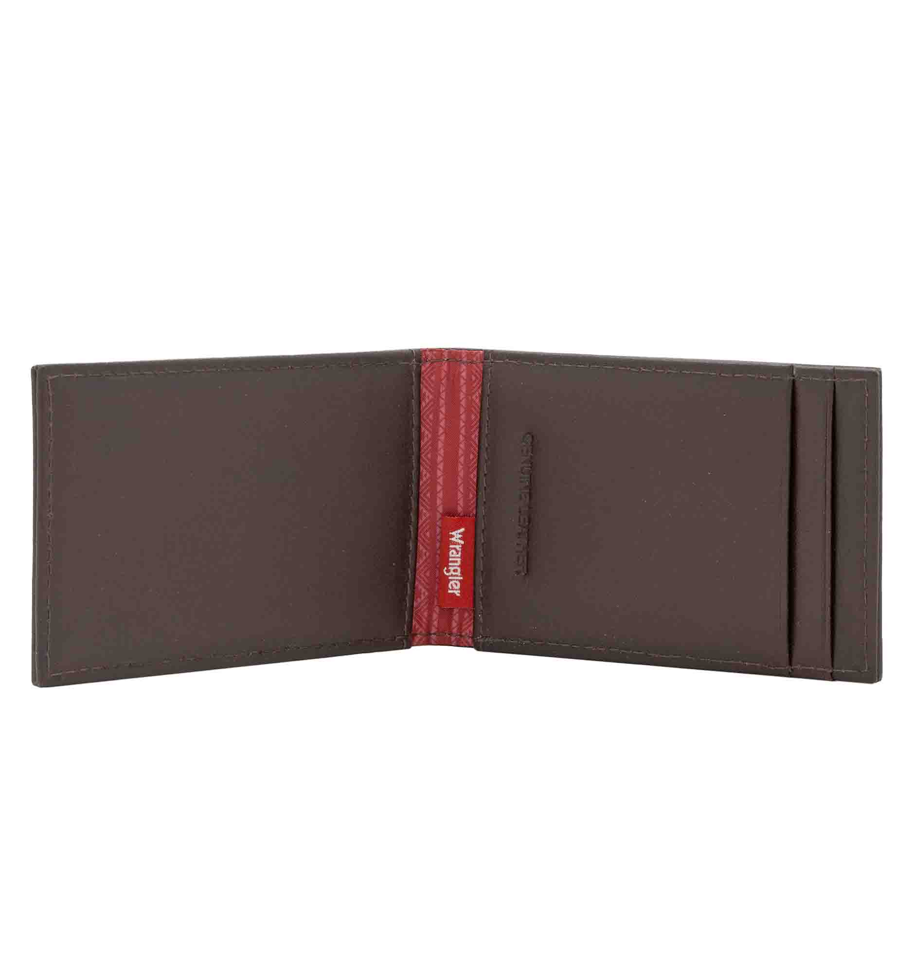 Men's Wrangler Magnetic Basket Weave Wallet