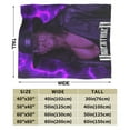 thumbnail image 2 of The Undertaker Blanket, Super Soft Throw Blanket, Cozy Flannel Blankets For Boys Girls, Warm Blankets For Couch Sofa Bed, 80"X60", 2 of 9