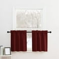 thumbnail image 1 of GDDTOY Solid Color High Precision Through The Rod Small Curtain American Shade Decoration Kitchen Coffee Short Curtain Window Curtains, 1 of 3