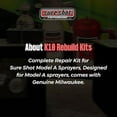 thumbnail image 5 of Kit de reparación completo Sure Shot K10 para pulverizadores modelo 'A': piezas y accesorios originales de pulverizadores Milwaukee para necesidades personalizadas, 5 of 5
