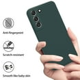 thumbnail image 6 of Samsung Galaxy S22 Case Silky Soft Touch, Liquid Silicone Protective Phone Case (Green), 6 of 6
